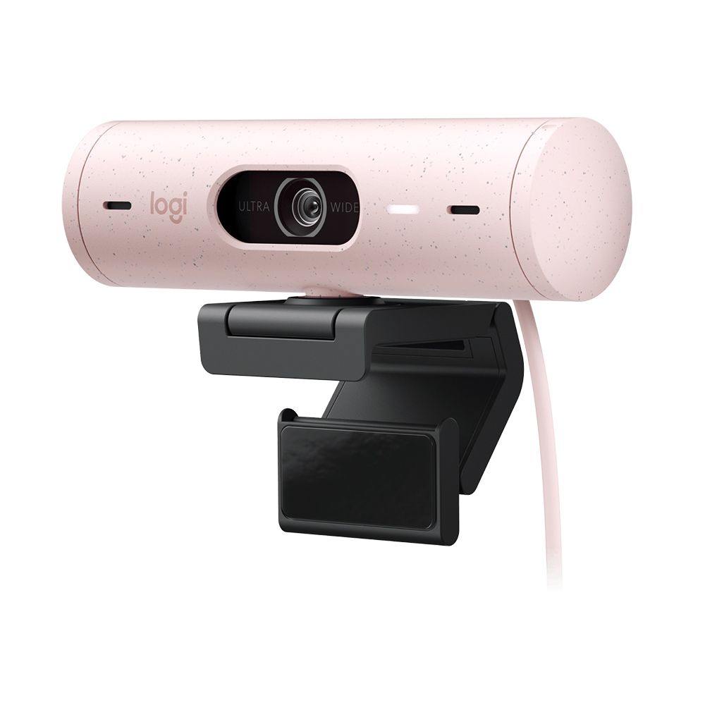 Logitech BRIO 500 WEBCAM 高清網絡攝影機(玫瑰粉)