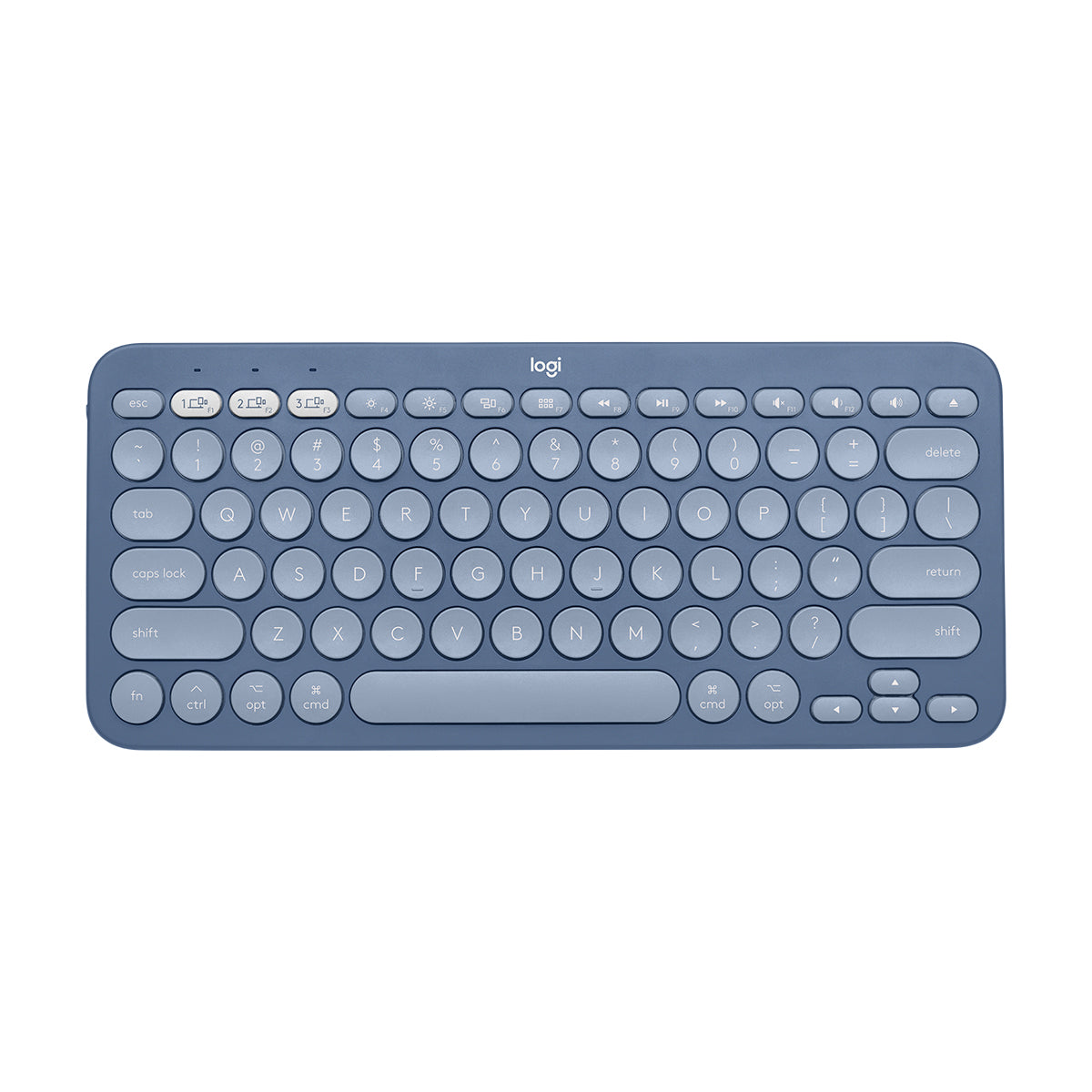 Logitech K380 for mac 跨平台藍牙無線鍵盤 (英文版-Blueberry)