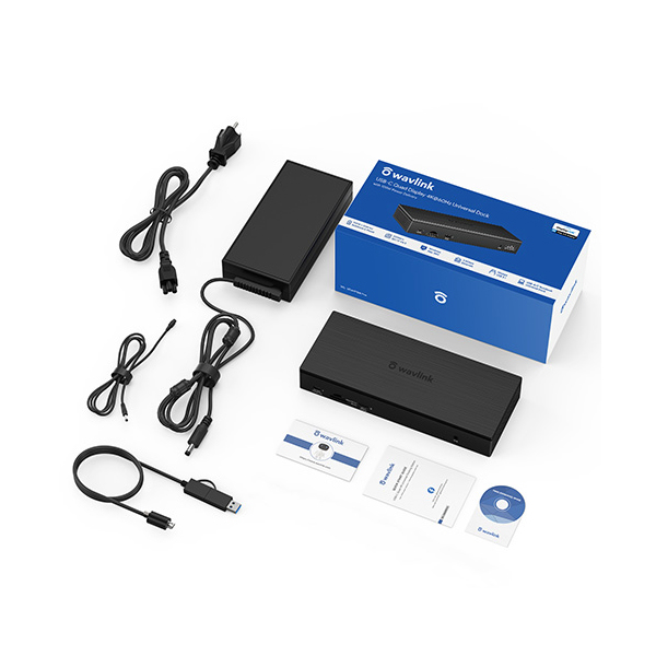 Wavlink Quad 4K Universal Docking Station 擴展器(WL-UG69PD8Pro)