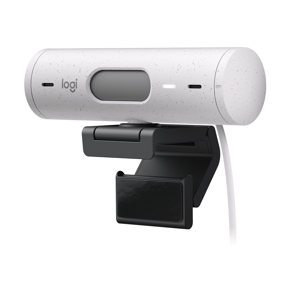 Logitech BRIO 500 WEBCAM 高清網絡攝影機(珍珠白)