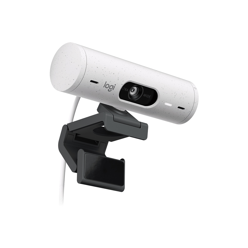 Logitech BRIO 500 WEBCAM 高清網絡攝影機(珍珠白)