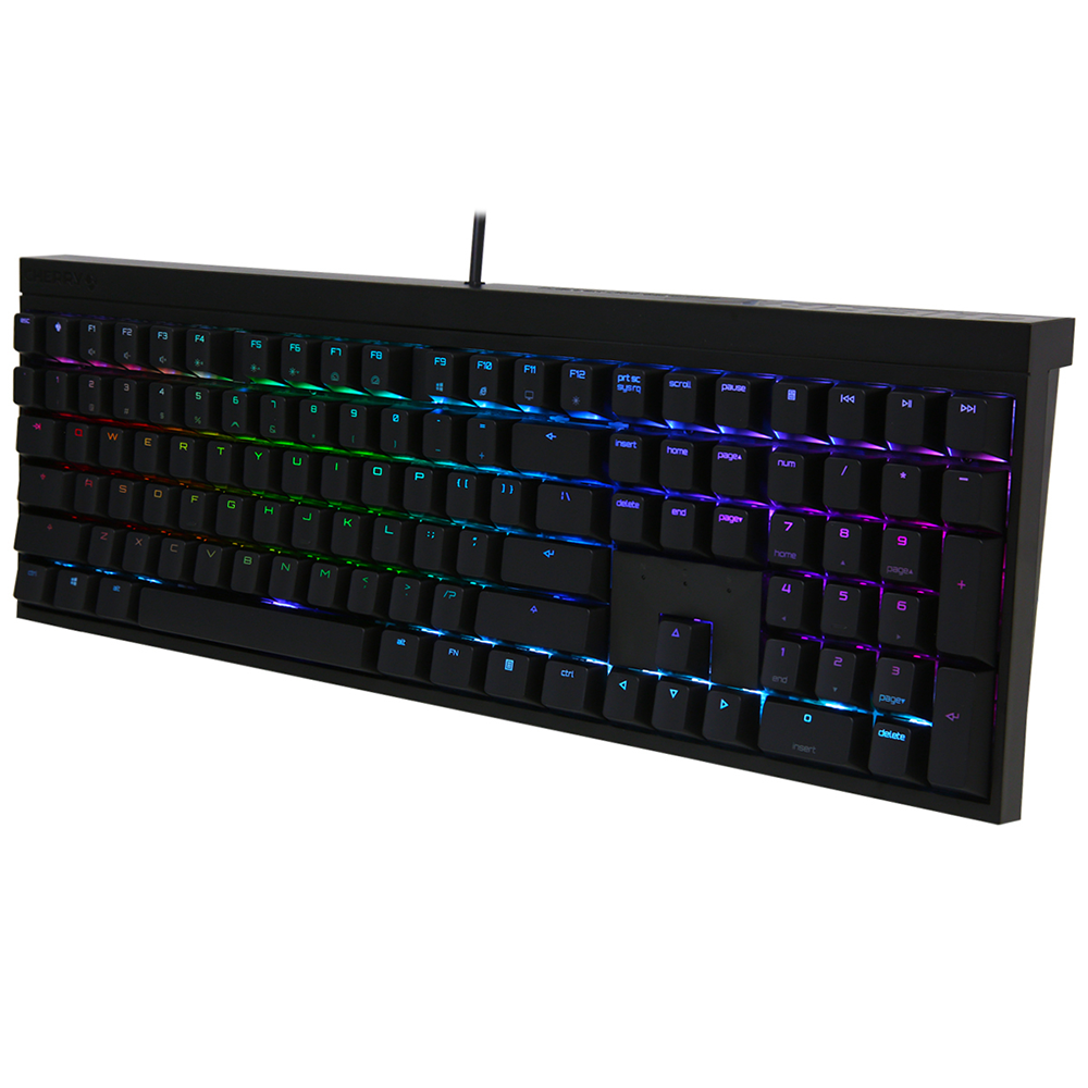 CHERRY G80-3821 MX 2.0S 黑框 RGB 機械式鍵盤(青軸)