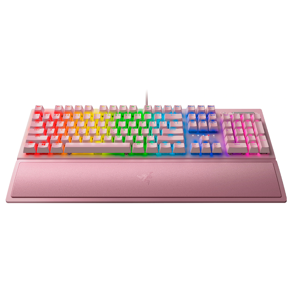 Razer BlackWidow V3 RGB 機械式鍵盤(Quartz粉紅)(段落綠軸)