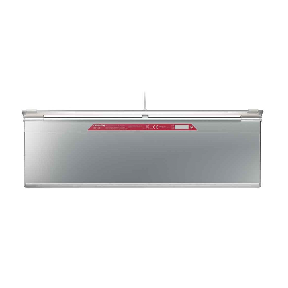 CHERRY MX 10.0 Low Profile紅軸 RGB 機械式鍵盤(G8A-25000LYAEU-1)(銀框)