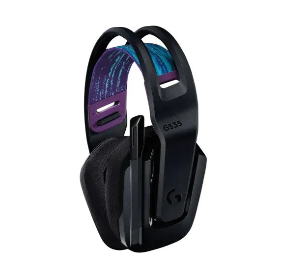 Logitech G535 Lightspeed 無線遊戲耳機麥克風 (黑)