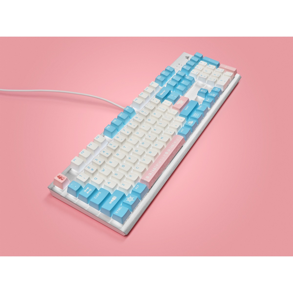 Corsair K60 RGB Pro Sweet Sky 機械式鍵盤 (CHERRY Viola軸)