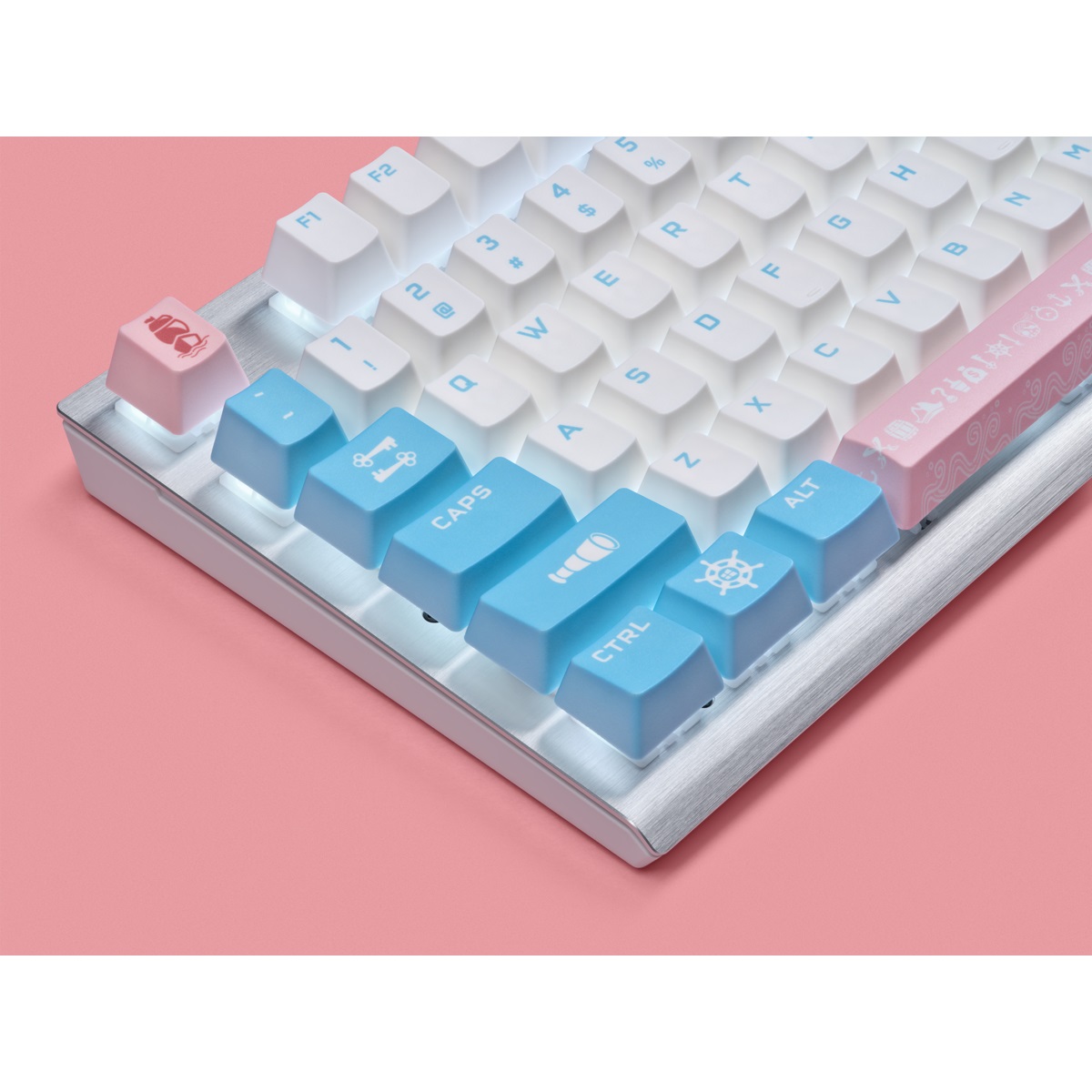 Corsair K60 RGB Pro Sweet Sky 機械式鍵盤 (CHERRY Viola軸)