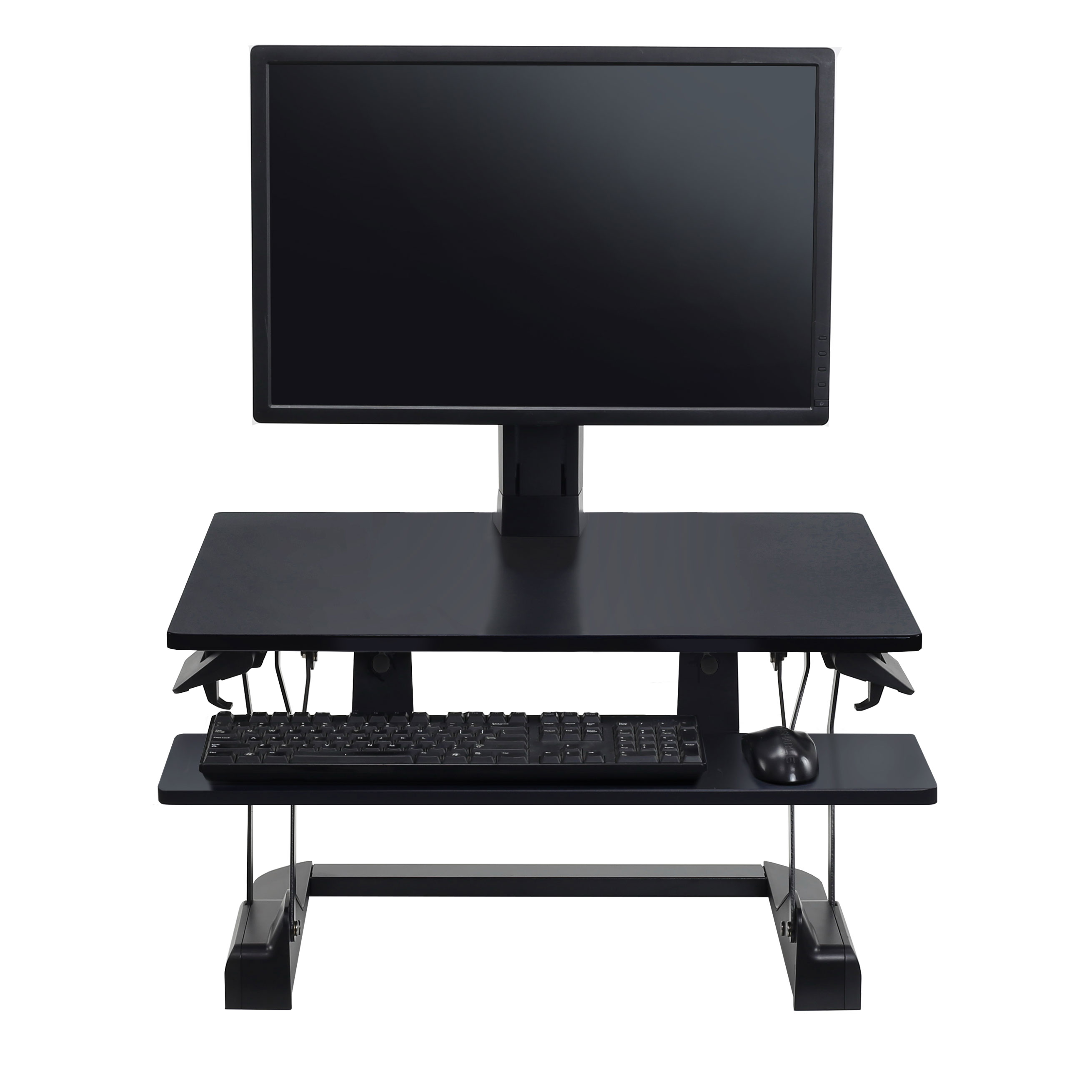 Ergotron WorkFit-TS Sit-Stand Desktop Workstation 顯示器及鍵盤支架(33-447-921)