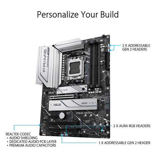 ASUS PRIME X670-P WIFI CSM ATX主機板