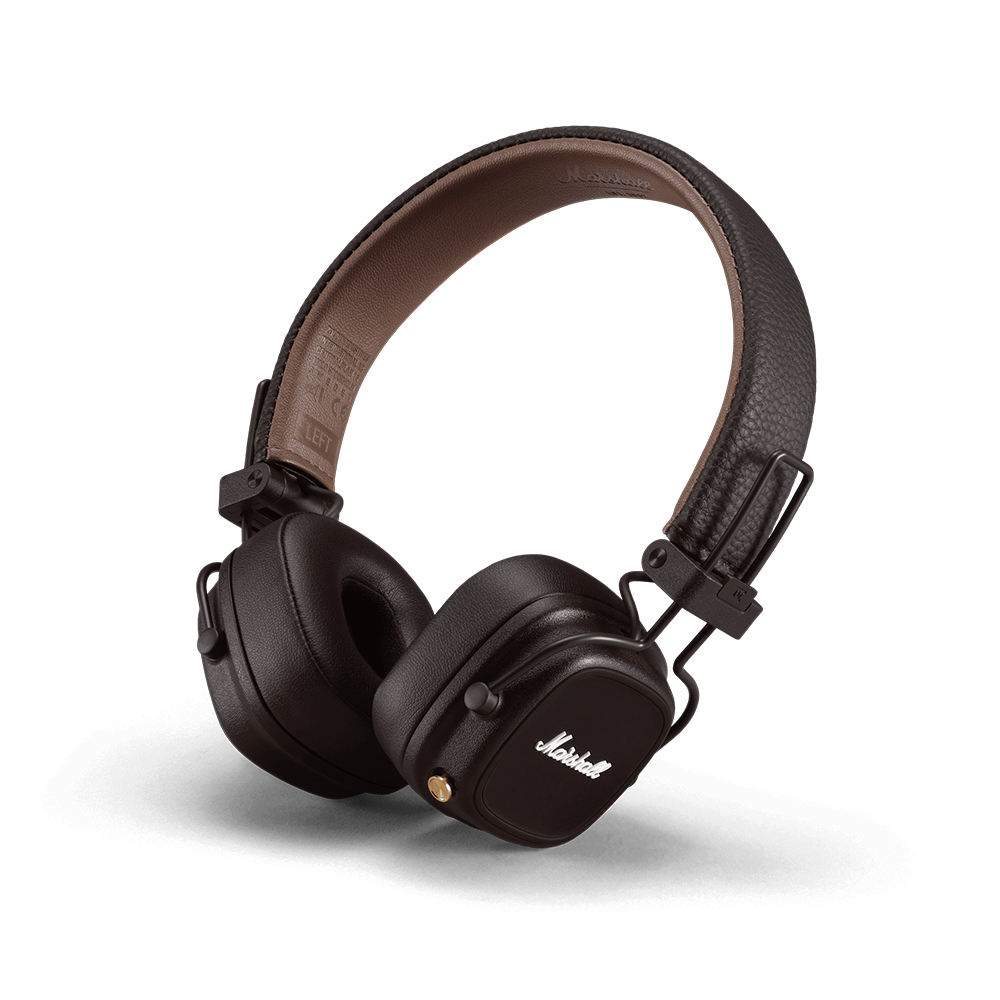 Marshall MAJOR IV BLUETOOTH Headphone 無線藍牙耳機【香港行貨】(會員重磅優惠，售完即止)(棕色)