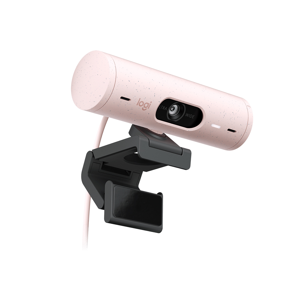 Logitech BRIO 500 WEBCAM 高清網絡攝影機(玫瑰粉)