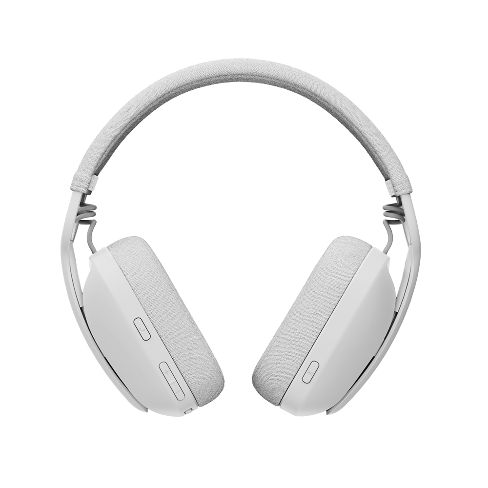 Logitech ZONE VIBE 100 無線頭戴式耳機(珍珠白)