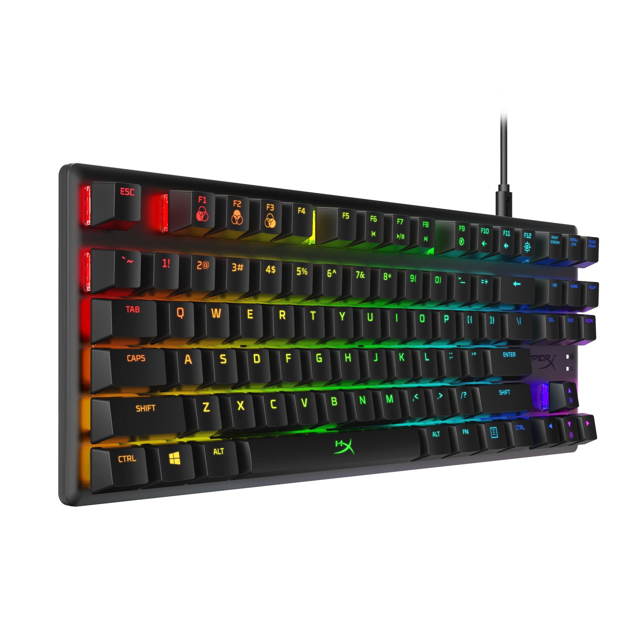 HyperX Alloy Origins Core 87鍵 RGB 機械式鍵盤(青軸)