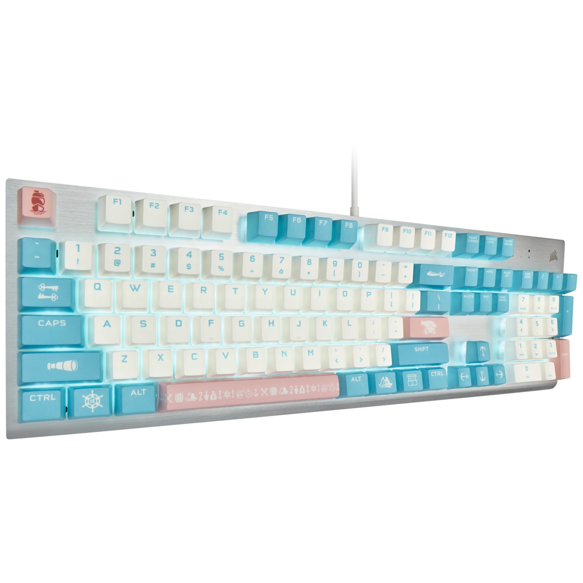 Corsair K60 RGB Pro Sweet Sky 機械式鍵盤 (CHERRY Viola軸)