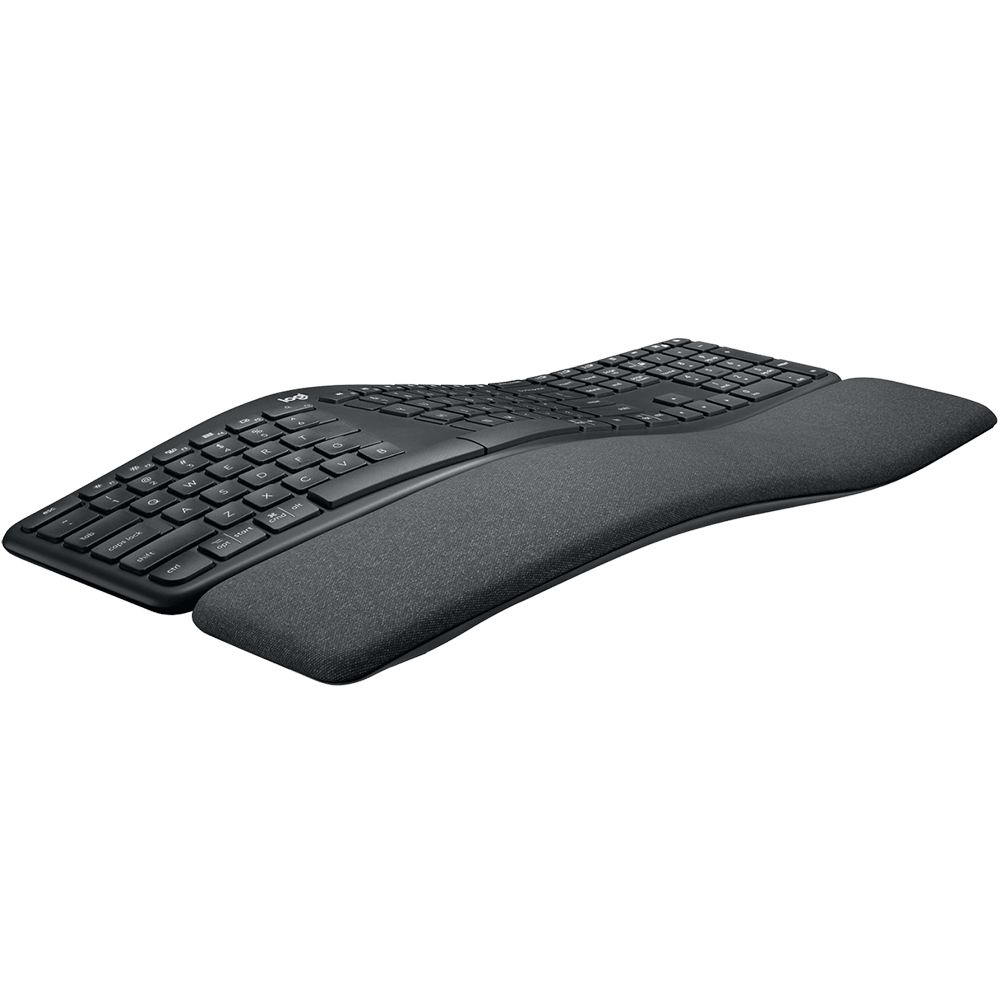 Logitech ERGO K860 人體工學鍵盤連手托