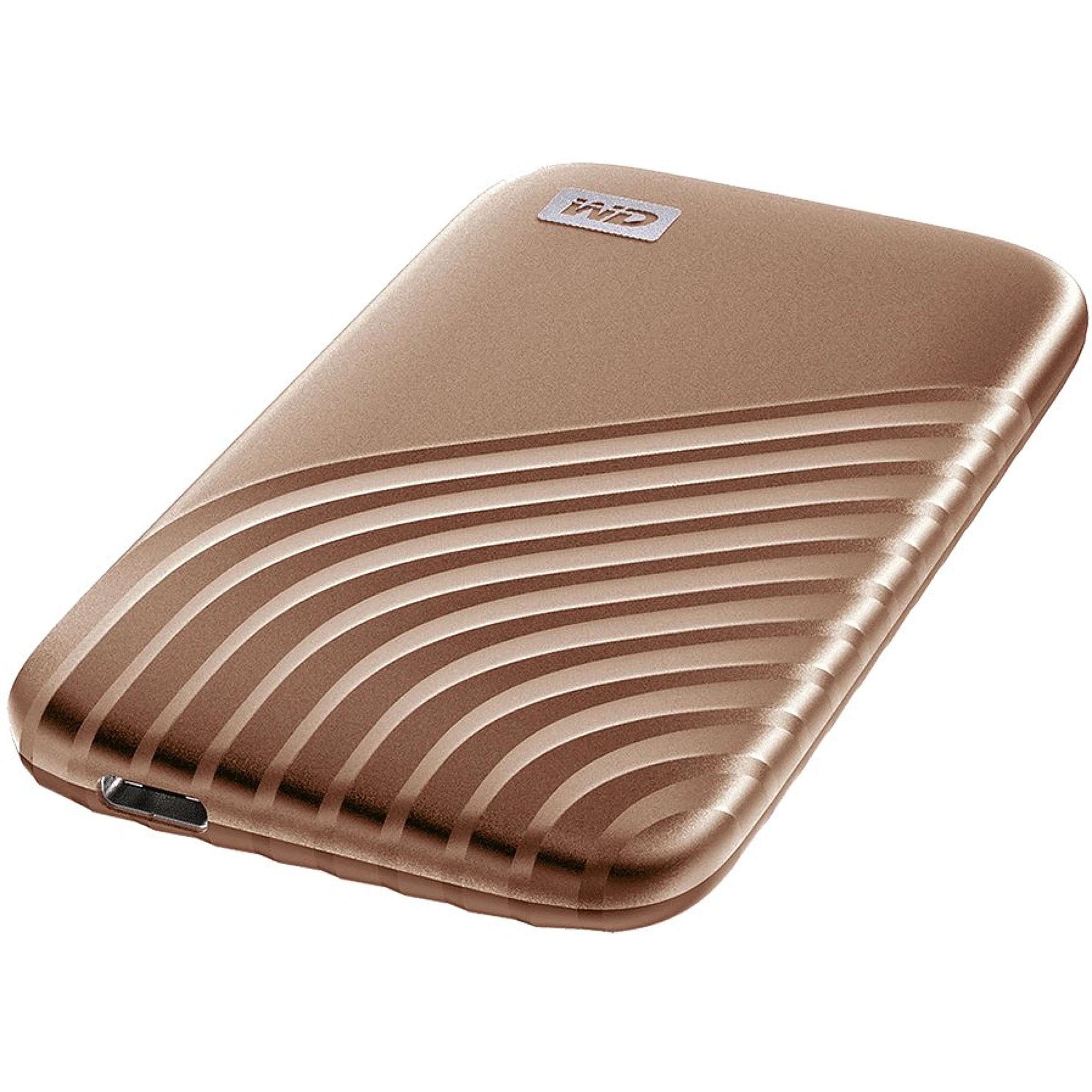 WD My Passport SSD 500GB 外置硬碟(WDBAGF5000AGD) 外接式固態硬碟(500GB 金色)