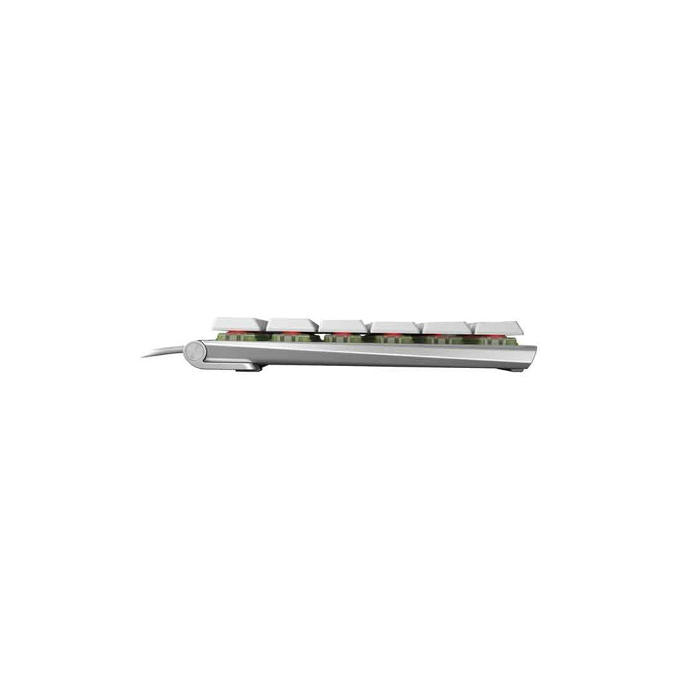 CHERRY MX 10.0 Low Profile紅軸 RGB 機械式鍵盤(G8A-25000LYAEU-1)(銀框)