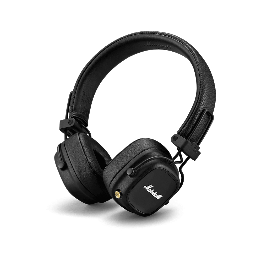 Marshall MAJOR IV BLUETOOTH Headphone 無線藍牙耳機【香港行貨】(會員重磅優惠，售完即止)(黑色)