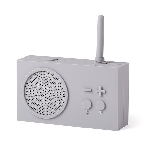 Lexon TYKHO 3 FM radio 3W Bluetooth speaker 收音機暨藍牙喇叭(灰色)