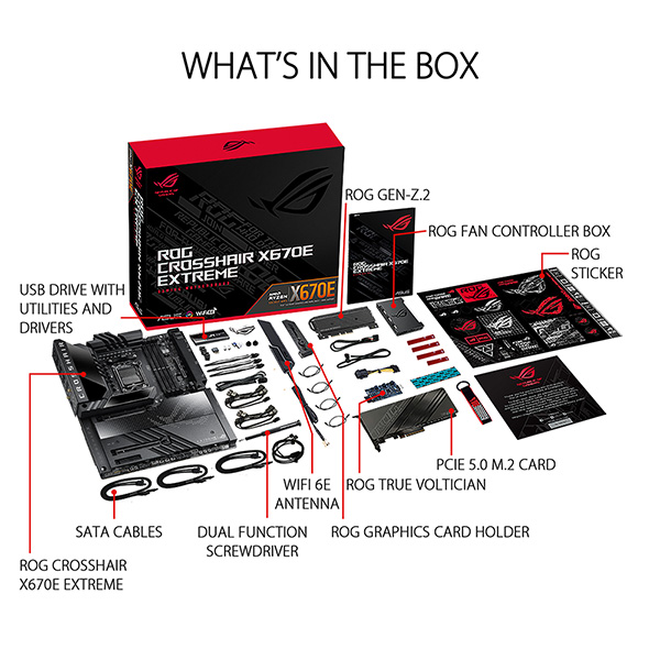 ASUS ROG CROSSHAIR X670E EXTREME E-ATX主機板