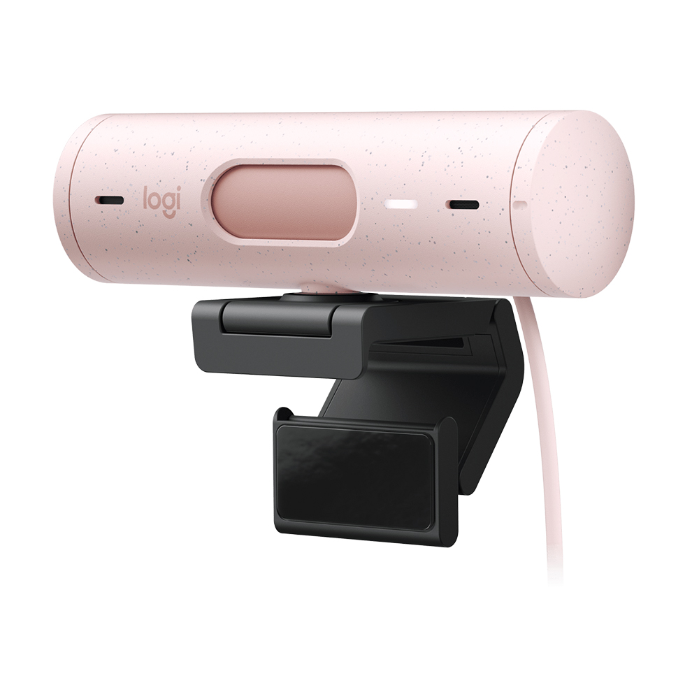 Logitech BRIO 500 WEBCAM 高清網絡攝影機(玫瑰粉)