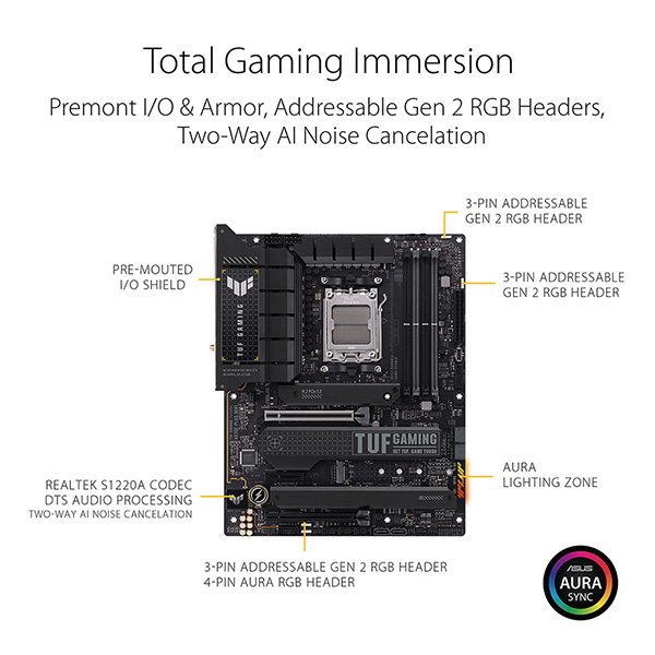 ASUS TUF GAMING X670E-PLUS WIFI ATX 主機板