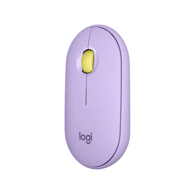 Logitech Pebble M350 纖薄靜音無線滑鼠(Lavender Lemonade 星暮紫)