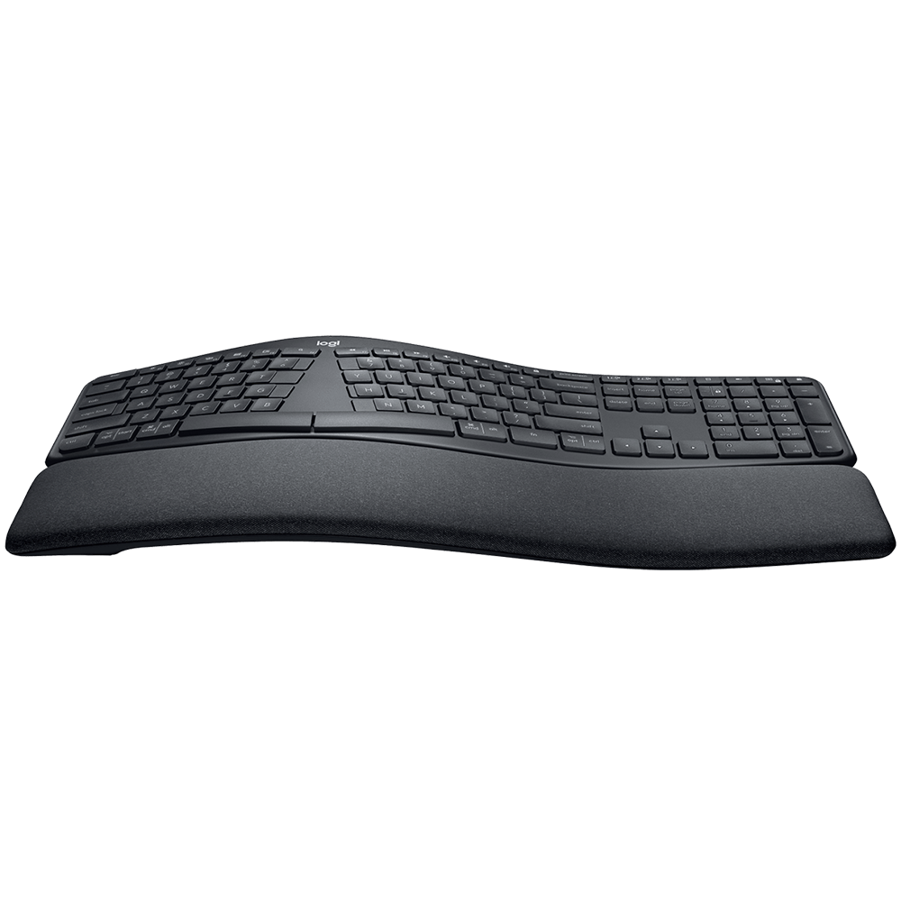 Logitech ERGO K860 人體工學鍵盤連手托