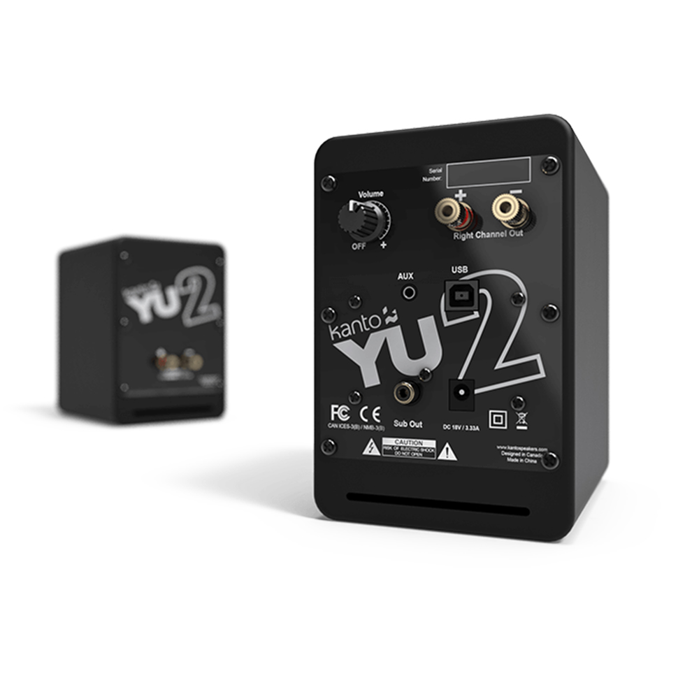Kanto Yu2 USB 喇叭(啞光黑)