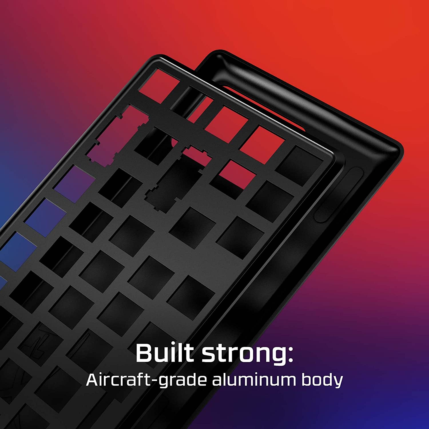 HYPERX Alloy Origins Core 87鍵 PBT RGB 機械式鍵盤(紅軸)