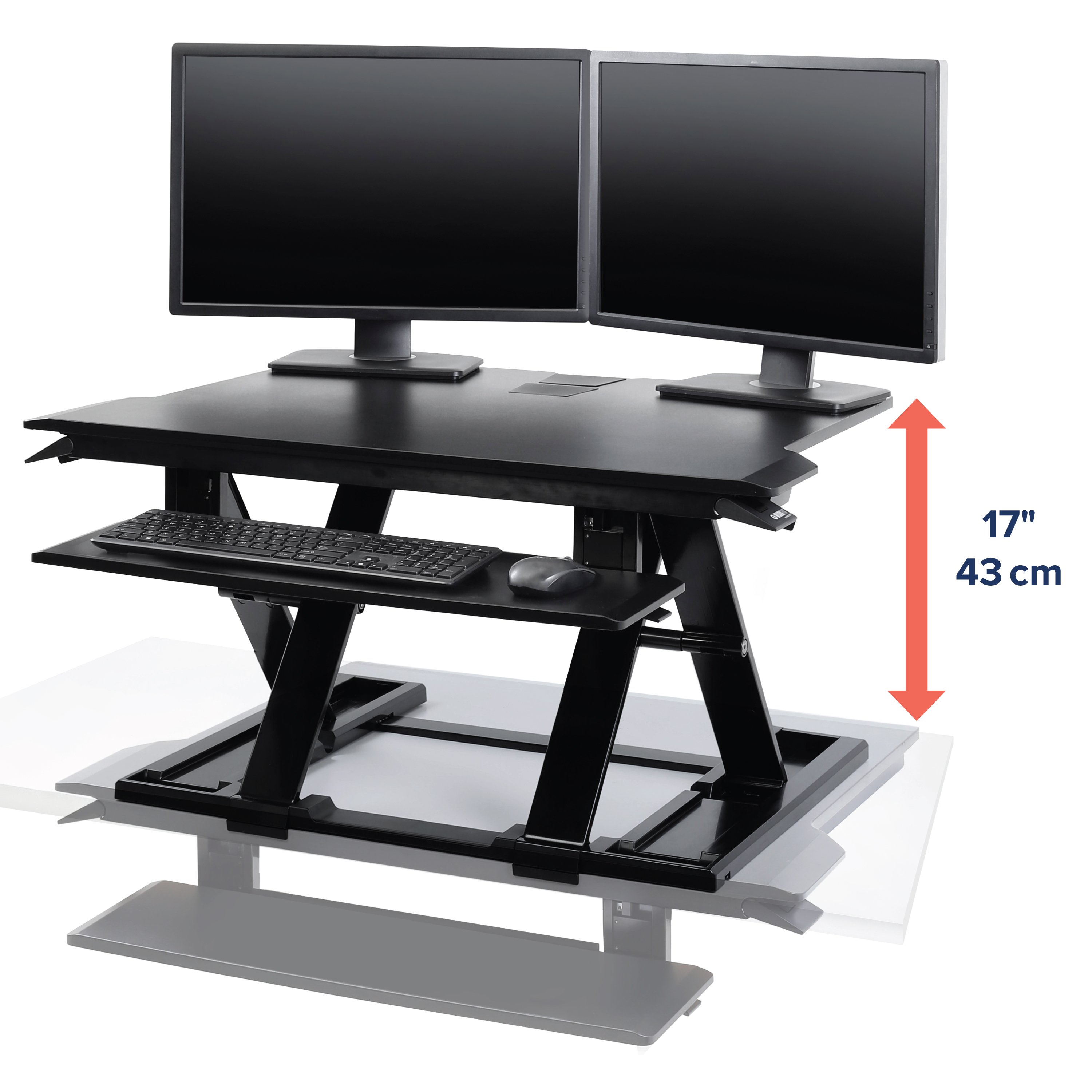 Ergotron WorkFit-TX 站立式辦公桌轉換器(33-467-921)