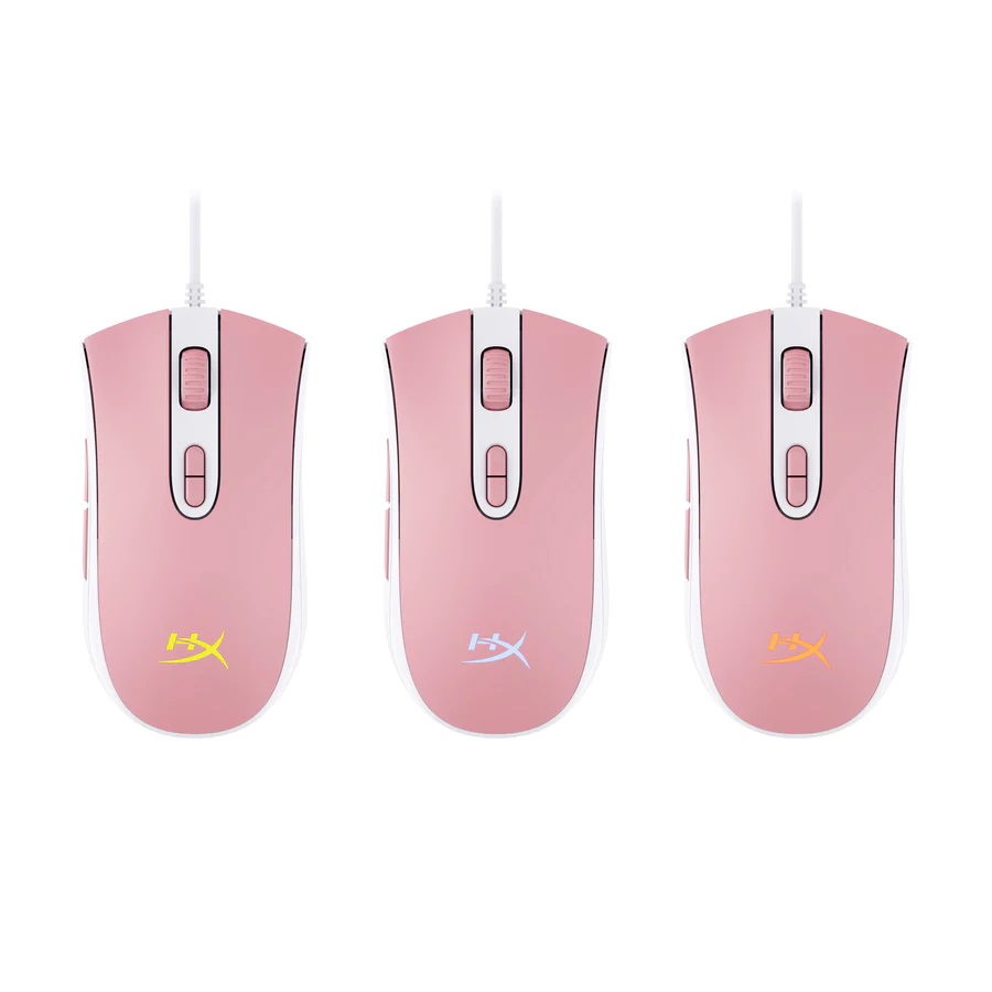 HyperX Pulsefire Core RGB 遊戲滑鼠(White/Pink)