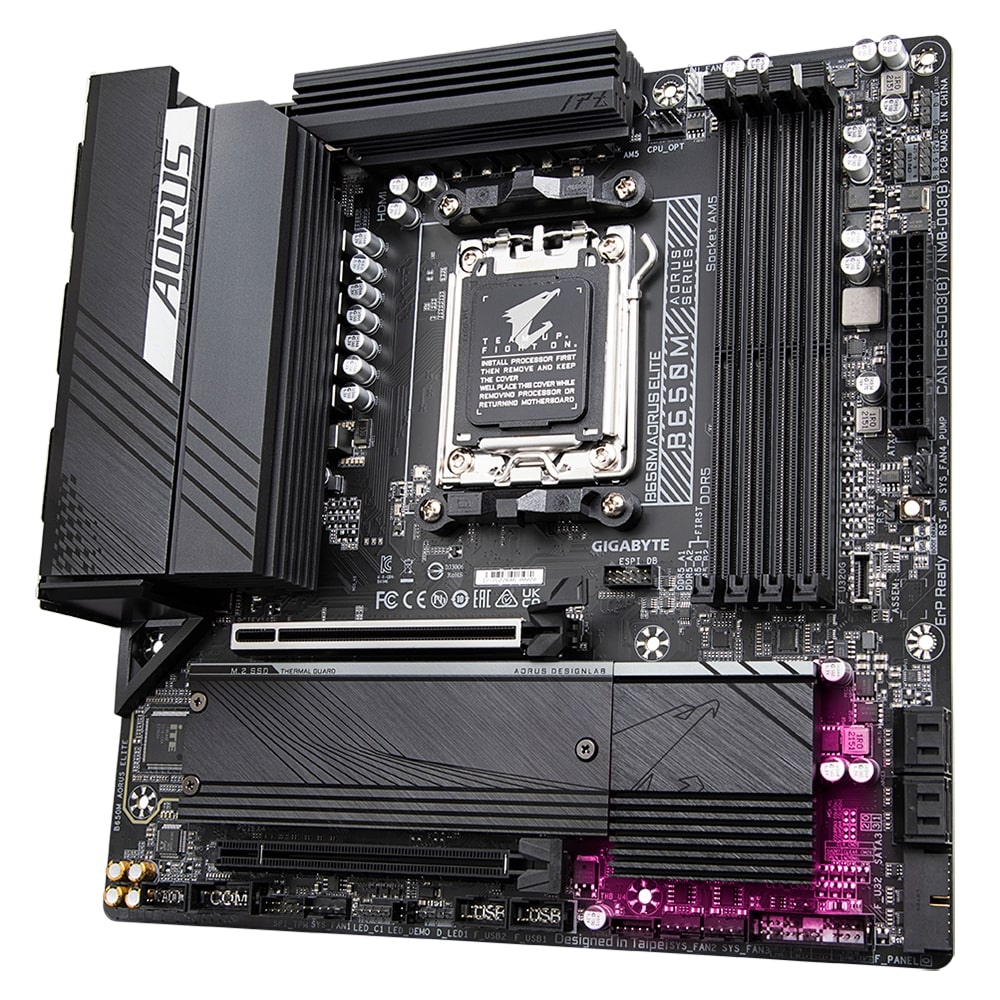 Gigabyte B650M AORUS ELITE AX M-ATX 主機板