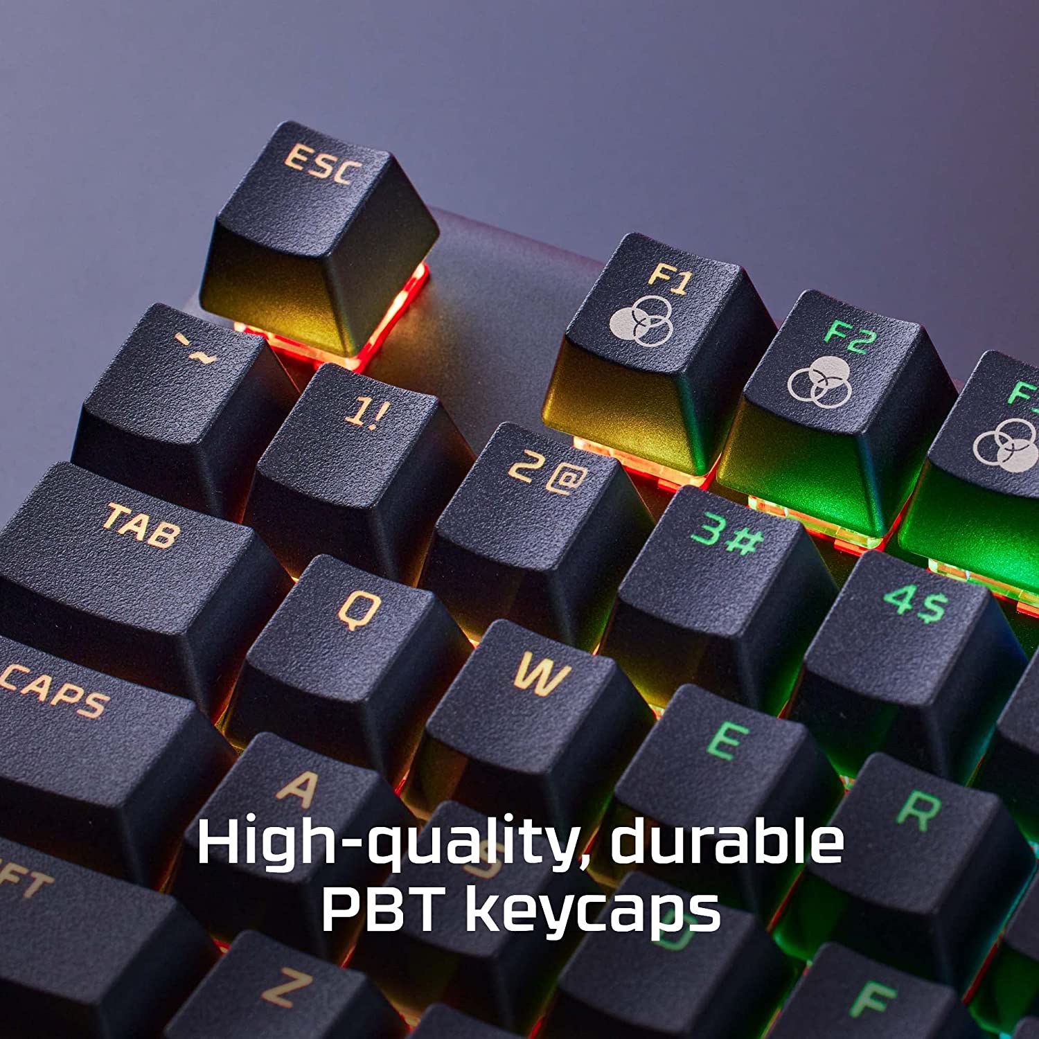 HYPERX Alloy Origins Core 87鍵 PBT RGB 機械式鍵盤(紅軸)