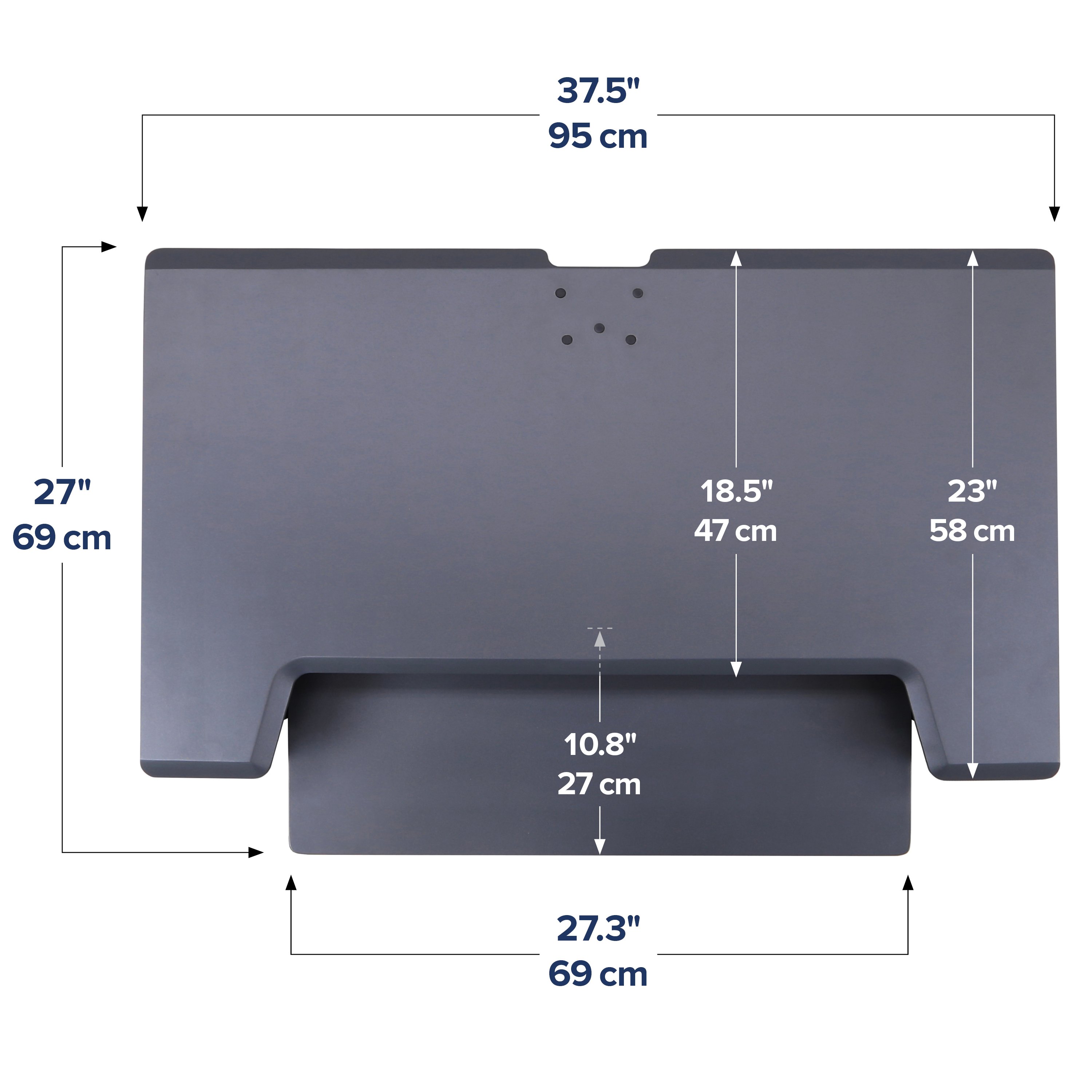 Ergotron WorkFit-TL 坐站兩用桌面工作站(33-406-085 炭黑)