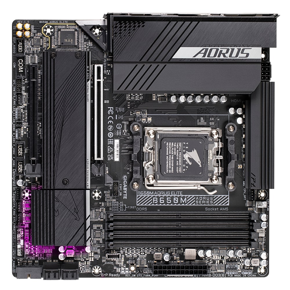 Gigabyte B650M AORUS ELITE AX M-ATX 主機板