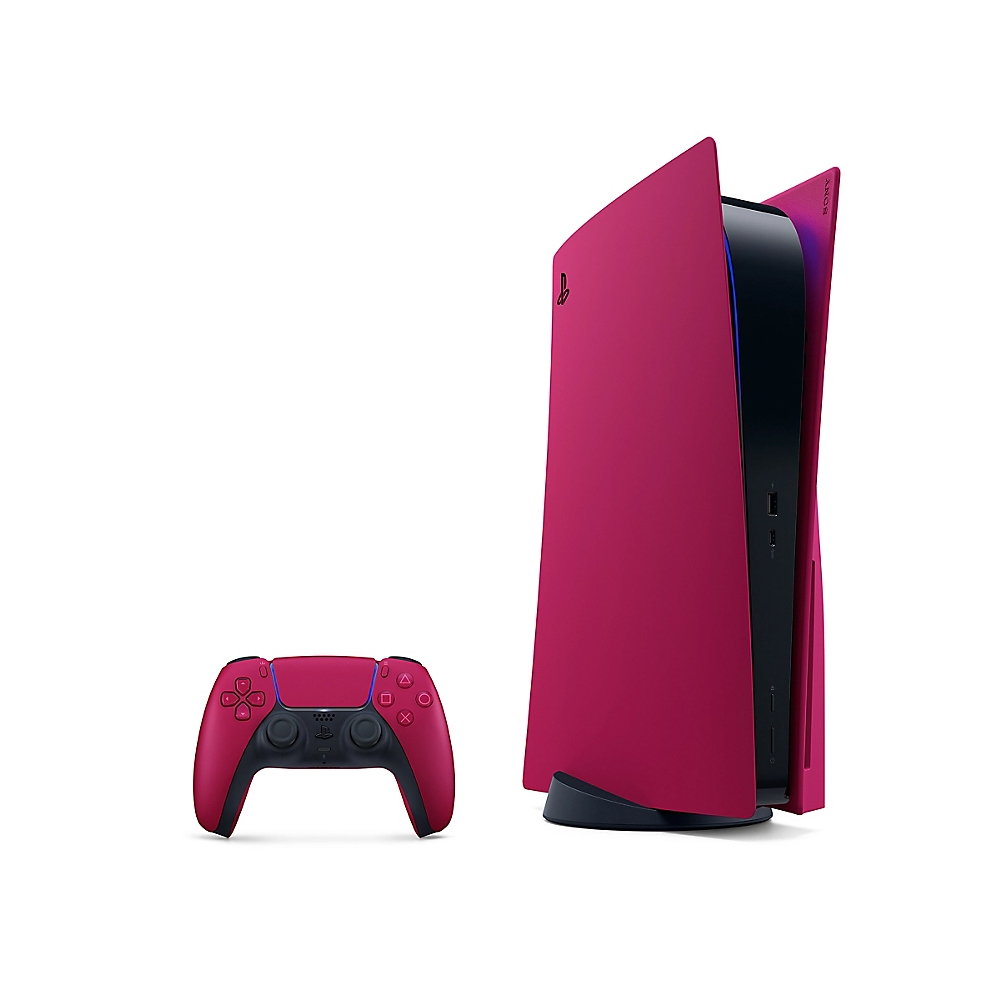 PlayStation 5 光碟版主機護蓋(星塵紅)