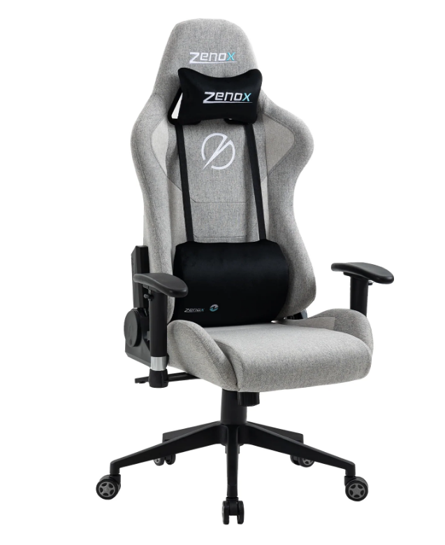 C254E Zenox Mercury MK-2 人體工學高背電競椅(Fabric/Light Grey)