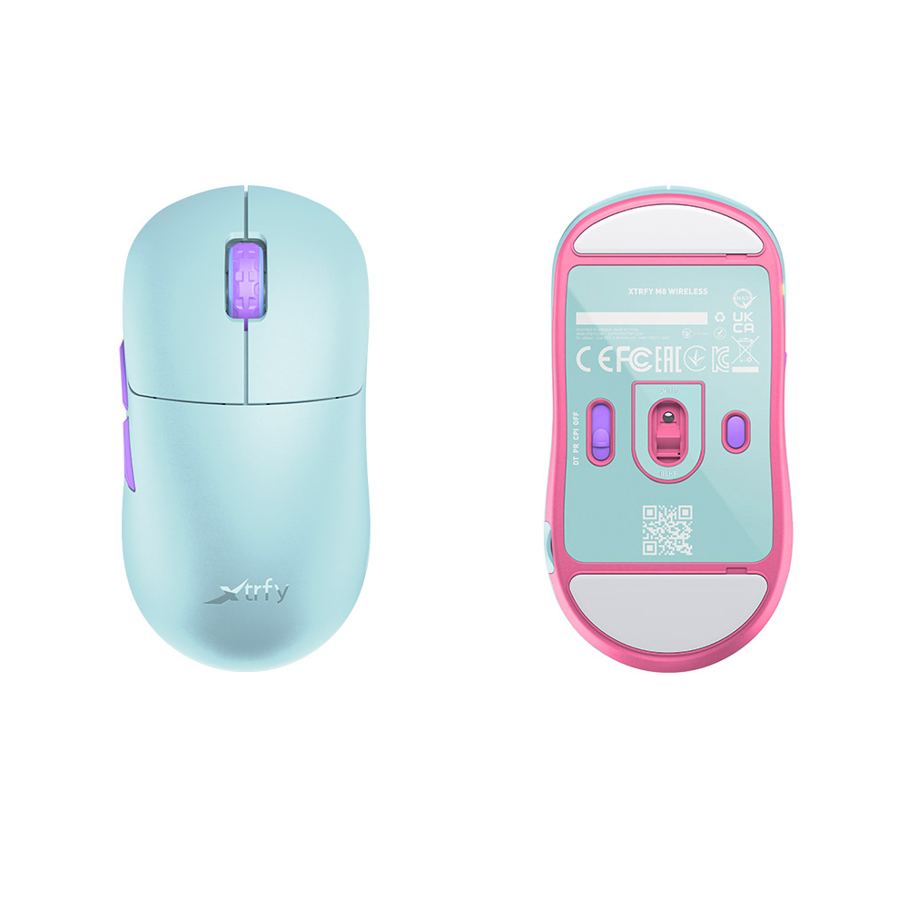 XTRFY M8 WIRELESS 遊戲滑鼠(Frosty Mint)