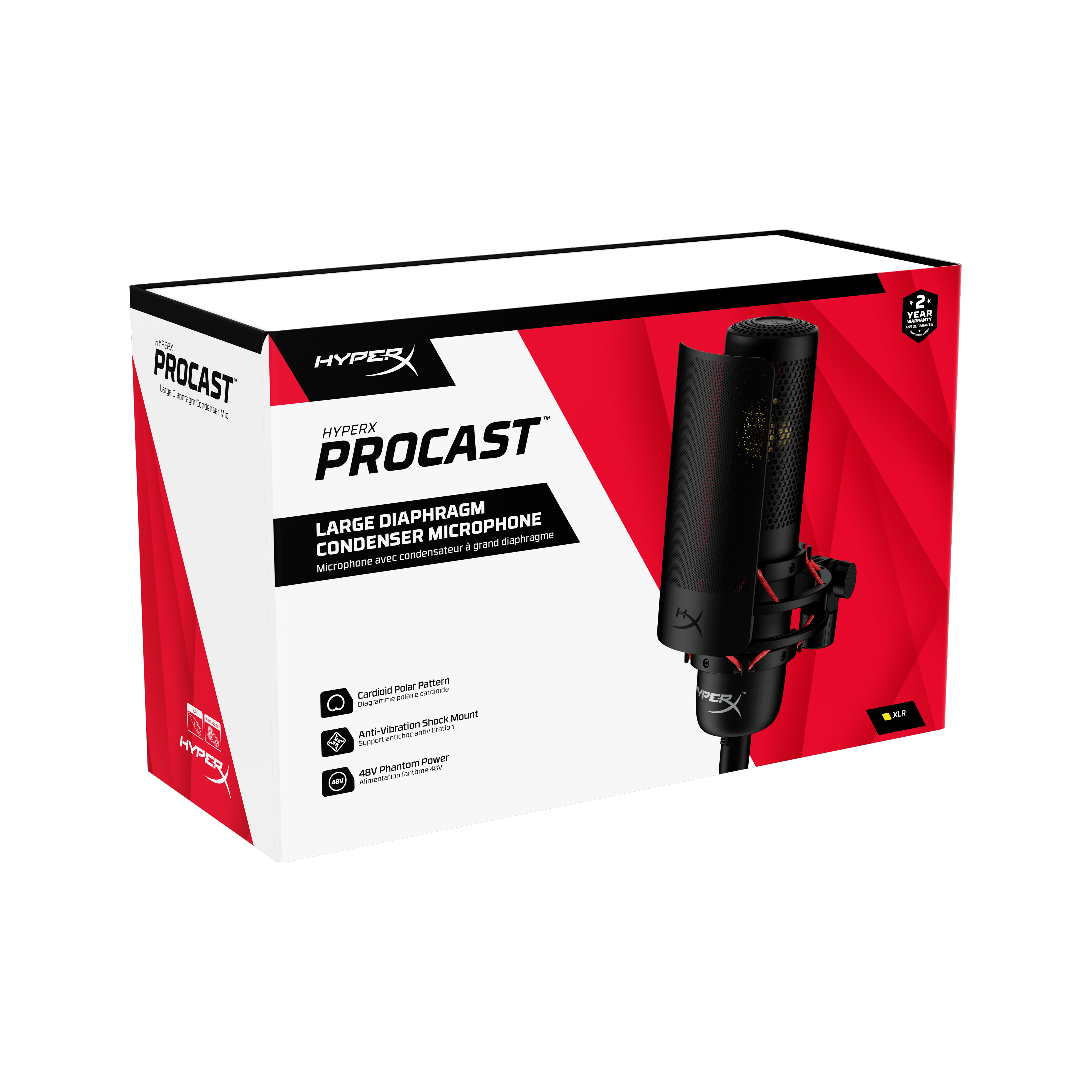 HyperX ProCast XLR 電容式麥克風