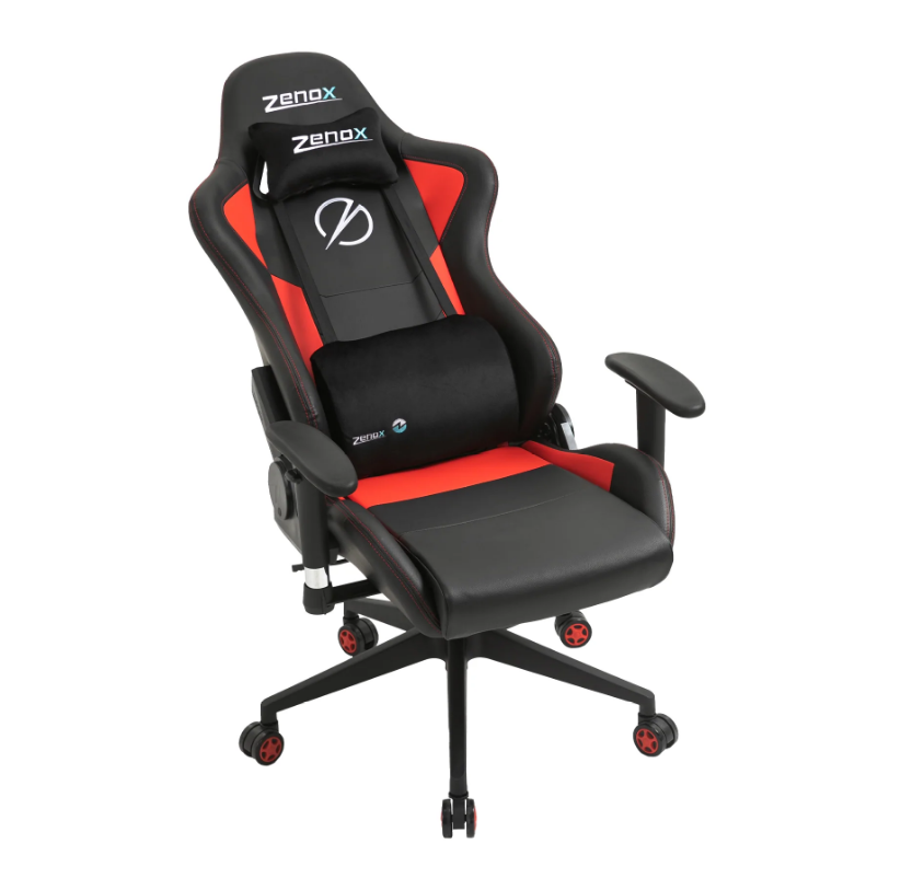C254C Zenox Mercury MK-2 人體工學高背電競椅(Leather/Red)