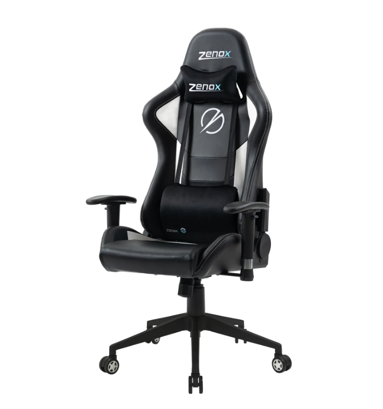C254B Zenox Mercury MK-2 人體工學高背電競椅(Leather/White)