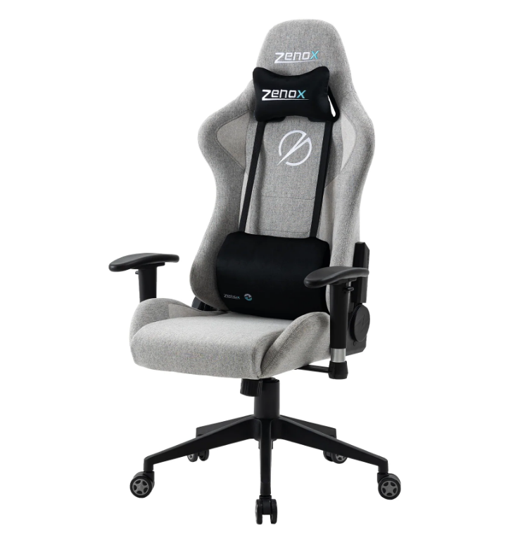 C254E Zenox Mercury MK-2 人體工學高背電競椅(Fabric/Light Grey)