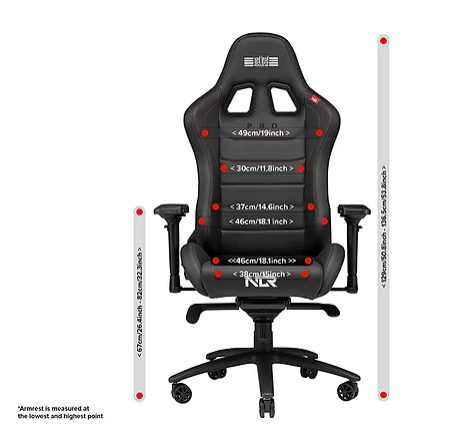 Next Level Racing Pro Gaming Chair(NLR-G002)(Leather Edition)