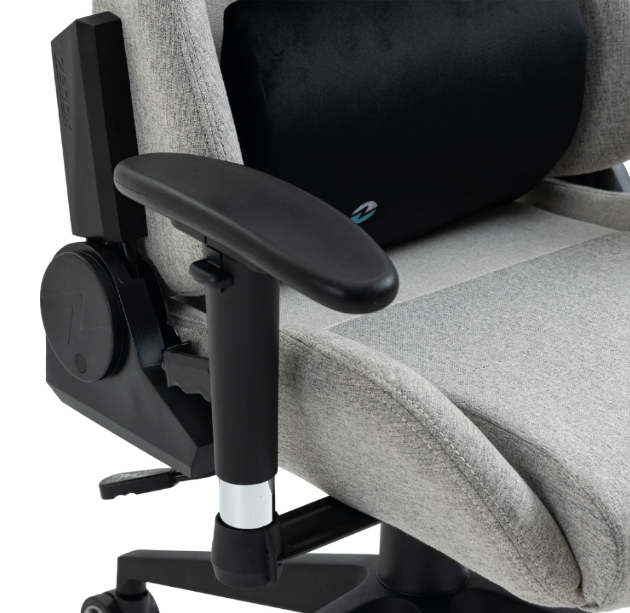 C254E Zenox Mercury MK-2 人體工學高背電競椅(Fabric/Light Grey)