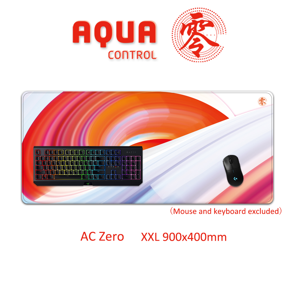 X-Raypad Aqua Control Zero Orange 4mm布質滑鼠墊(2XL 900x400mm)