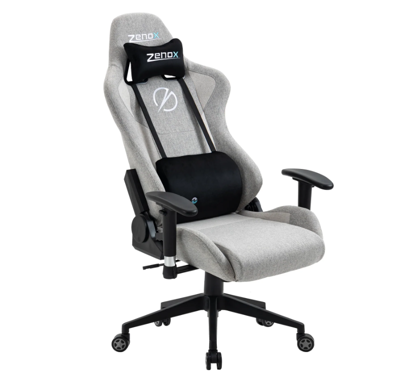 C254E Zenox Mercury MK-2 人體工學高背電競椅(Fabric/Light Grey)