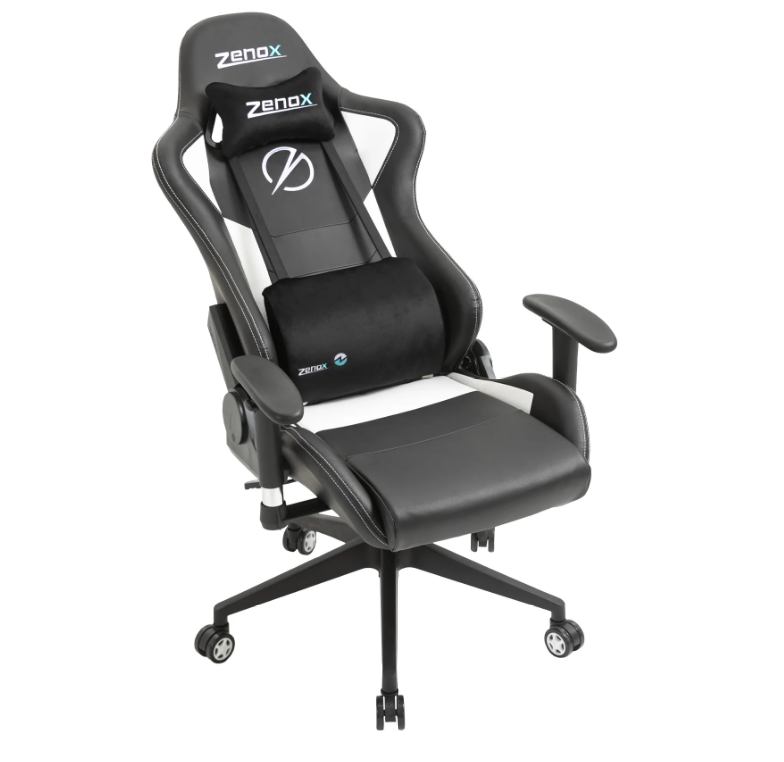 C254B Zenox Mercury MK-2 人體工學高背電競椅(Leather/White)