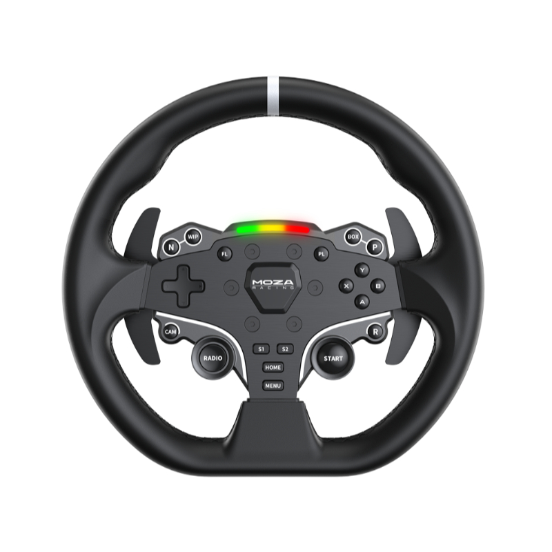 MOZA Racing R5 直驅方向盤套裝 (5.5nm基座+ES方向盤+SRP Lite雙腳踏+桌面夾)