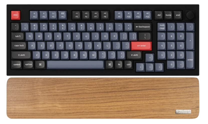 Keychron 鍵盤專用木製手托 (PR21)(Q5 / V5 / V5 Max / K4 Max / K4 Pro)